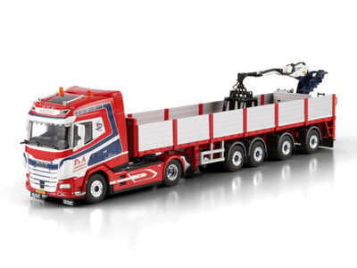WSI WSI DAF XG 4x2  met 4-assige steen oplegger P&A FONTEIJN