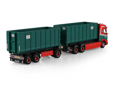 WSI WSI DAF XF SH motorwagen 6x2 met 6-assige container combi met haakarm systeem + 2x 40m3 container GELLING CONTAINERS