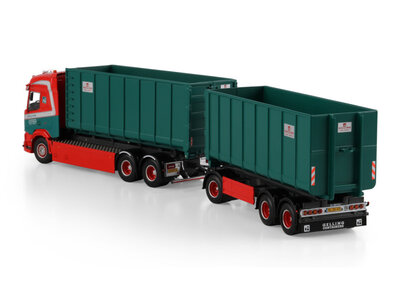 WSI WSI DAF XF SH motorwagen 6x2 met 6-assige container combi met haakarm systeem + 2x 40m3 container GELLING CONTAINERS