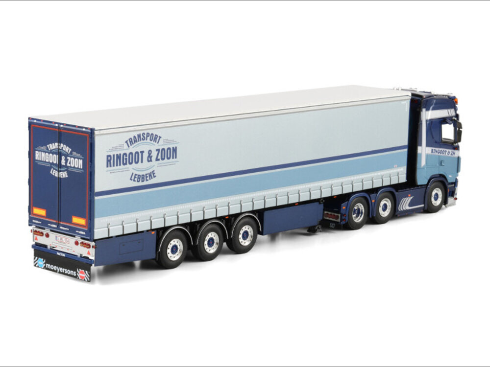 WSI WSI Scania S Highline 6x2 with 3-axle curtainside trailer RINGOOT LUC