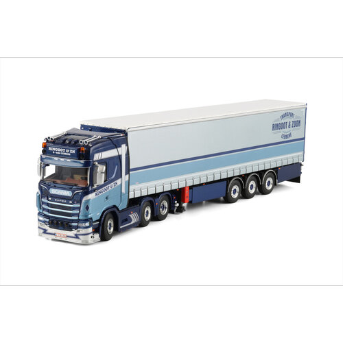 WSI WSI Scania S Highline 6x2 met 3-as schuifzeilen oplegger RINGOOT LUC