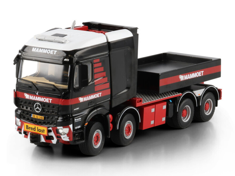 Mammoet store WSI Mercedes Arocs MP5 SLT Stream Space 8x6 ballast box + hitch MAMMOET