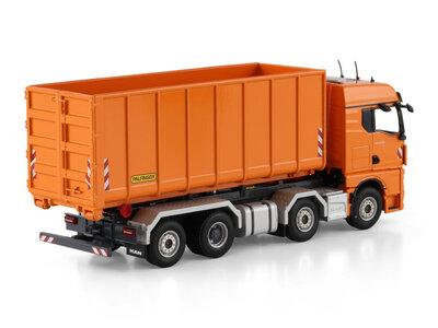WSI WSI Premium Line MAN TGX GM 8x2 rigid truck + hooklift + 40m3 container PALFINGER