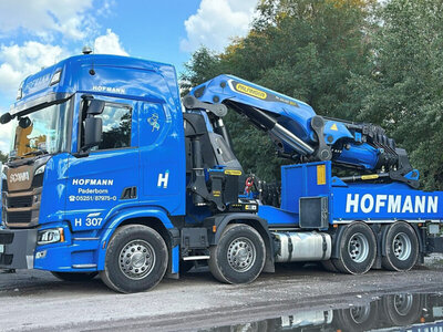 WSI WSI Scania R Highline 8x4+ Palfinger PK 165.002 Tec 7 + jib HOFMANN