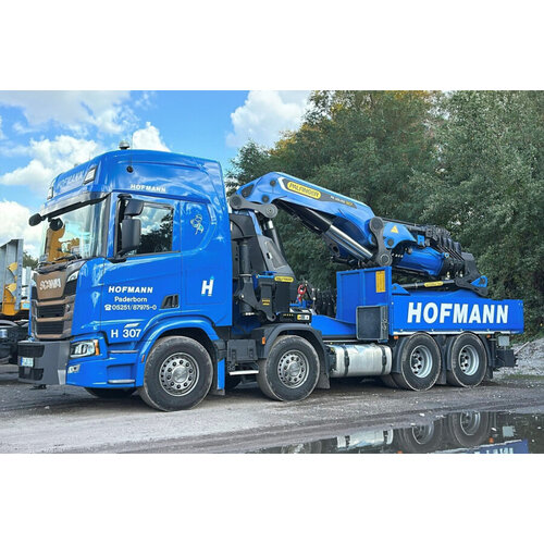 WSI WSI Scania R Highline 8x4+ Palfinger PK 165.002 Tec 7 + jib HOFMANN