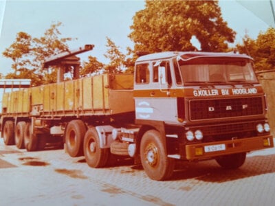 WSI WSI DAF 2800 6x2 + 3-as classic stenen oplegger G. KÖLLER B.V.