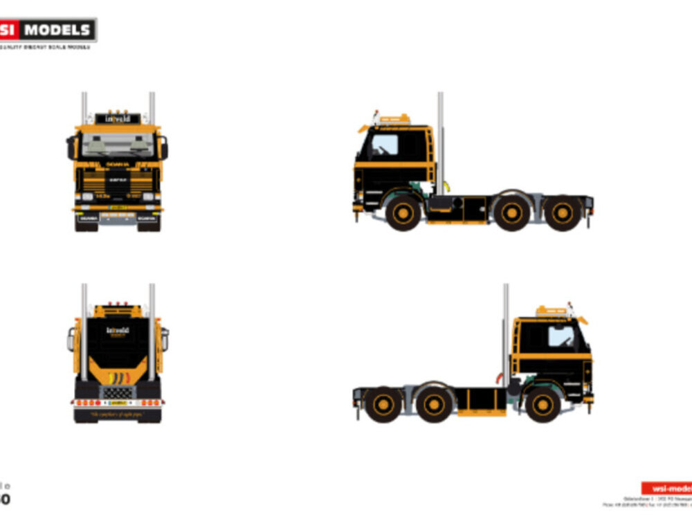 WSI WSI Scania 143M 6x2 IN 'T VELD