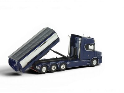 Tekno Tekno Scania Highline 8x4 motorwagen met haakarm systeem TUFT COSTUMSERVICE
