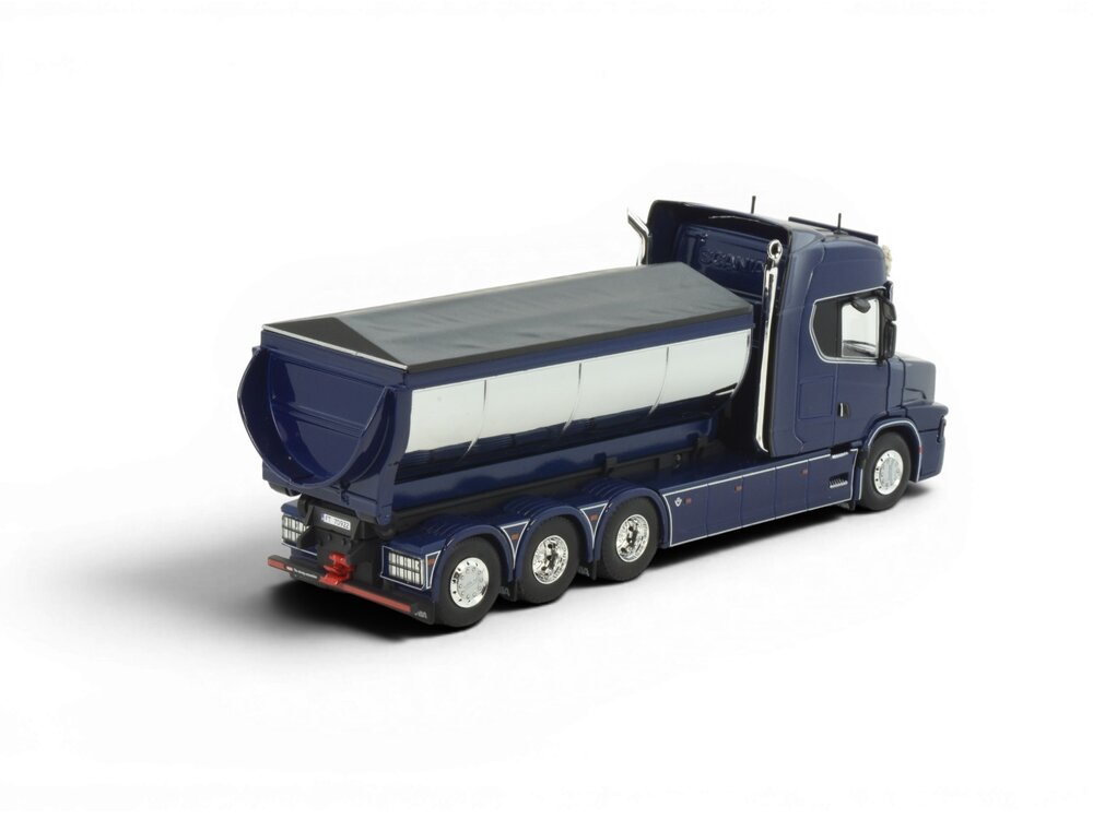 Tekno Tekno Scania Highline 8x4 motorwagen met haakarm systeem TUFT COSTUMSERVICE