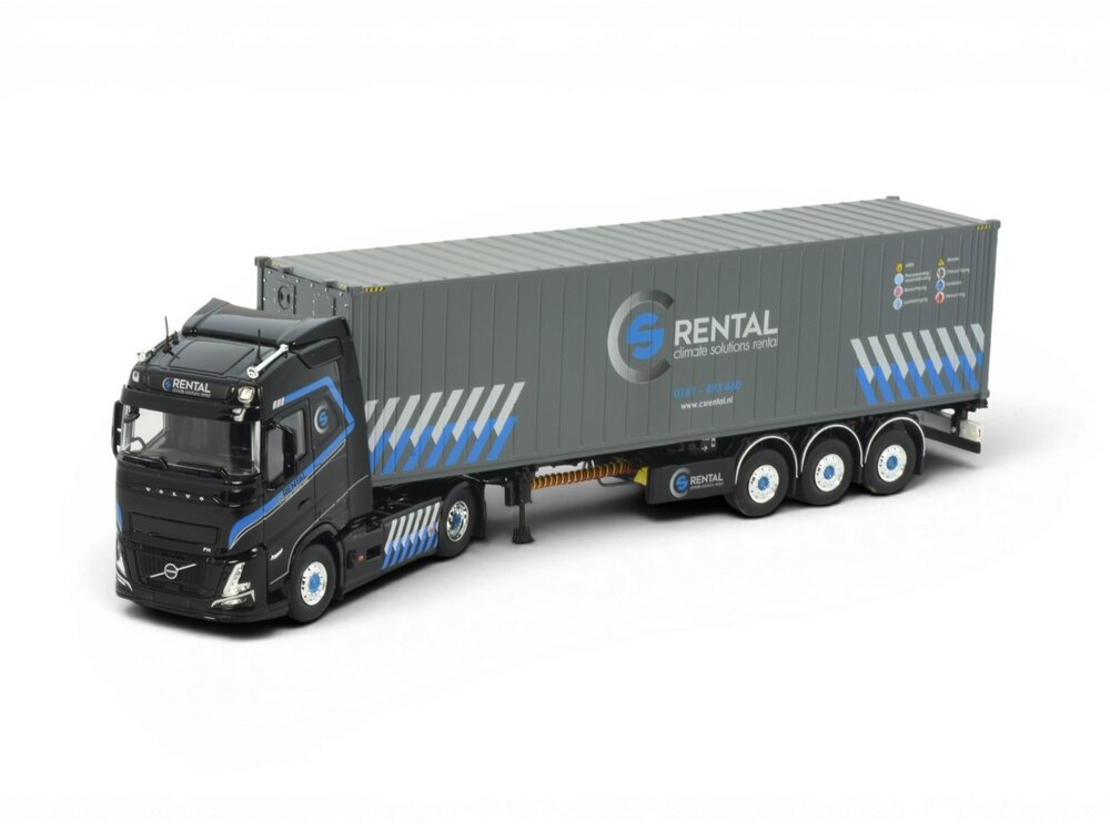 Tekno Tekno Volvo FH Aero Globetrotter 4x2 met 3-assig D-Tec en Reefer CS RENTAL