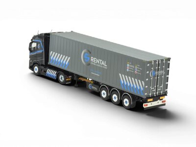 Tekno Tekno Volvo FH Aero Globetrotter 4x2 met 3-assig D-Tec en Reefer CS RENTAL