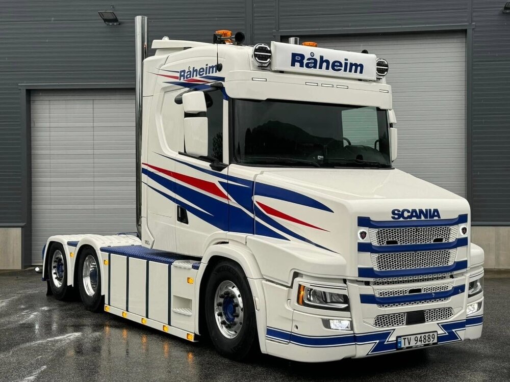 Tekno Tekno Scania TUFT Normal roof 6x2 RAHEIM TRANSPORT AS