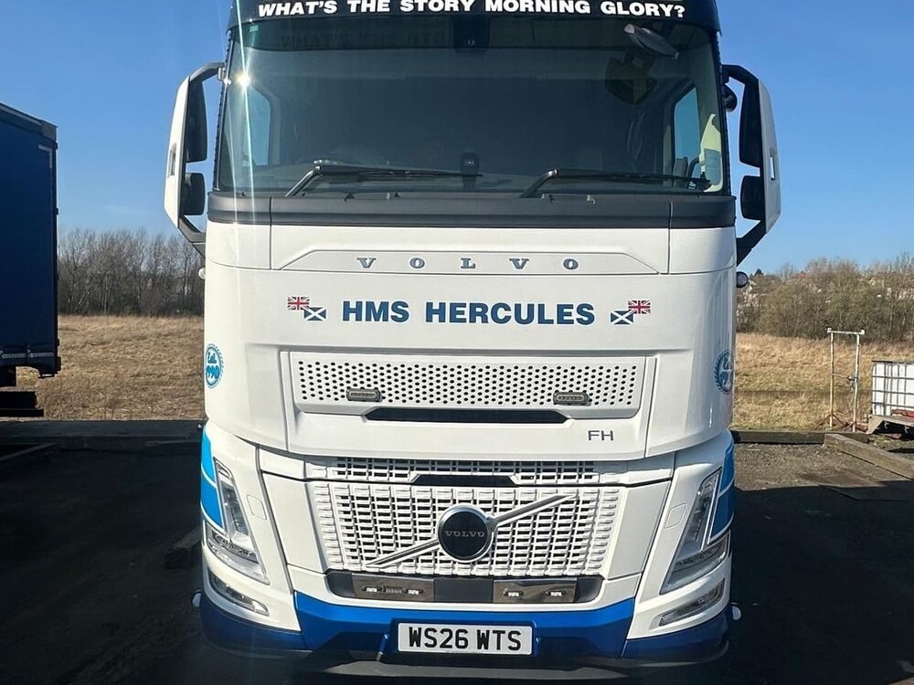 WSI WSI Volvo FH Aero 6x2 with 3-axle curtainside trailer W T SNEDDON & SONS AIRDRIE Lesmahagow Scotland