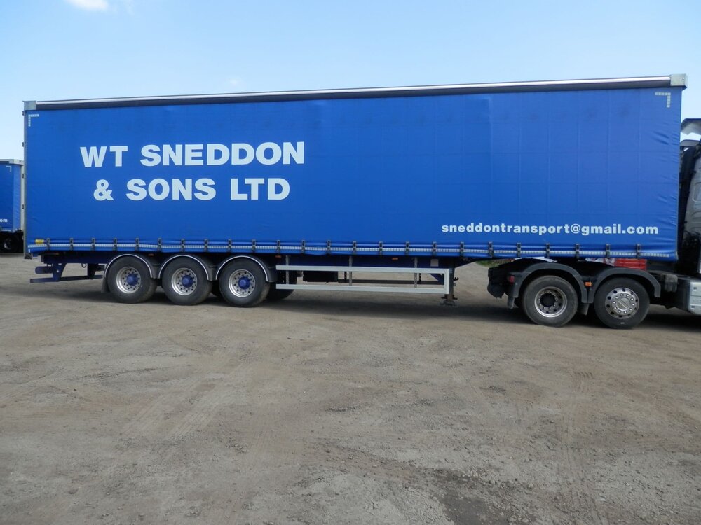 WSI WSI Volvo FH Aero 6x2 with 3-axle curtainside trailer W T SNEDDON & SONS AIRDRIE Lesmahagow Scotland