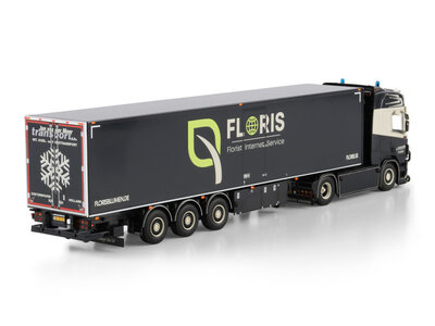 WSI WSI Scania R Highline 4x2 with 3-axle reefer trailer JAN VAN DER MEER