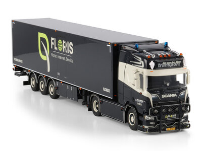 WSI WSI Scania R Highline 4x2 with 3-axle reefer trailer JAN VAN DER MEER