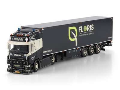 WSI WSI Scania R Highline 4x2 with 3-axle reefer trailer JAN VAN DER MEER