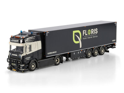 WSI WSI Scania R Highline 4x2 with 3-axle reefer trailer JAN VAN DER MEER