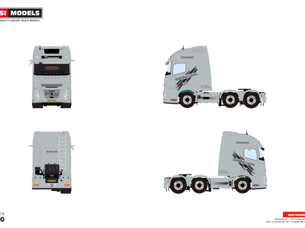 WSI WSI Volvo FH Aero Globetrotter XXL 6x2 twin steer CHRISTIAN LERCHE
