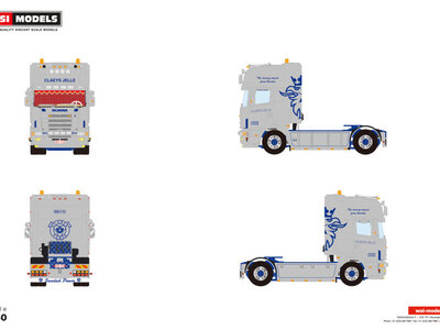 WSI WSI Scania 4-serie Topline 4x2 CLAEYS JELLE