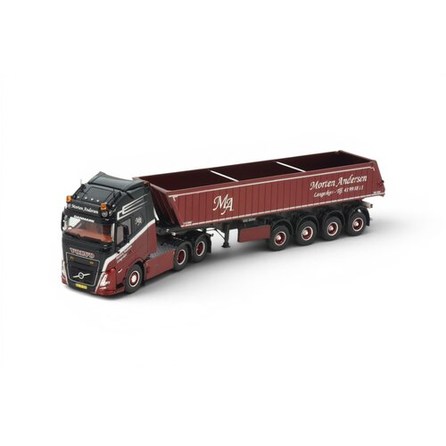 Tekno Tekno Volvo Aero Globetrotter XL met 4-assige kipper MORTEN ANDERSEN
