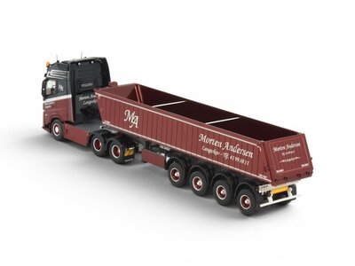 Tekno Tekno Volvo Aero Globetrotter XL met 4-assige kipper MORTEN ANDERSEN
