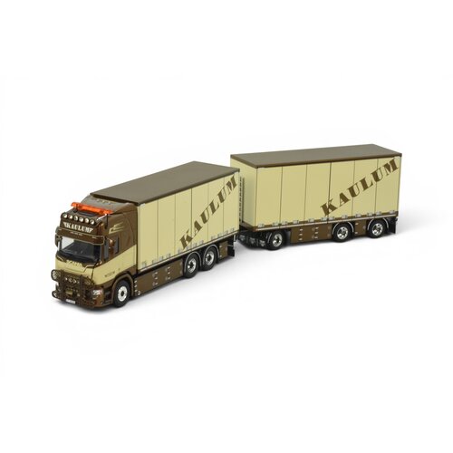 Tekno Tekno Scania NGR Highline 6x2 rigid truck with 3-axle trailer KAULUM TRANSPORT