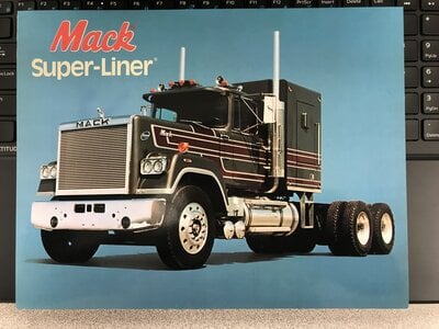 Tekno Tekno Mack Super-Liner 6x4  demo antraciet/ rood