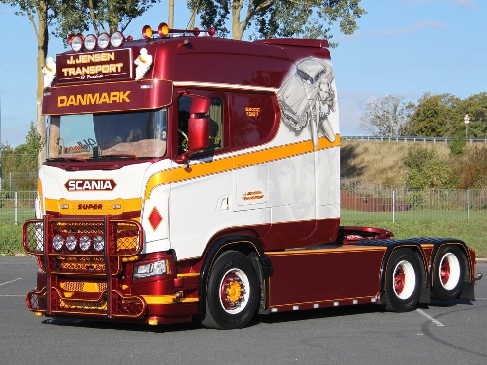 Tekno Tekno Scania NGS Longline 6x2 J. JENSEN