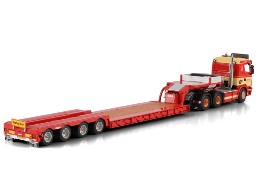 WSI WSI Scania 4-serie flat roof 6x4 + 4-axle euro low loader TORBEN RAFN