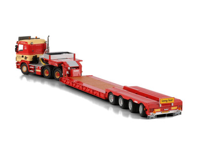 WSI WSI Scania 4-serie flat roof 6x4 + 4-axle euro low loader TORBEN RAFN