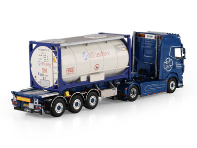 WSI WSI DAF XG+ 4x2 with 3-axle 30ft container trailer + 20ft container TOM VAN KLAVEREN