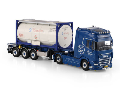 WSI WSI DAF XG+ 4x2 with 3-axle 30ft container trailer + 20ft container TOM VAN KLAVEREN