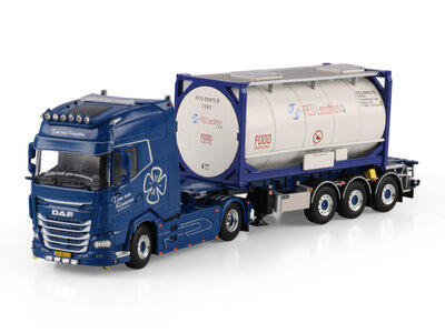 WSI WSI DAF XG+ 4x2 with 3-axle 30ft container trailer + 20ft container TOM VAN KLAVEREN
