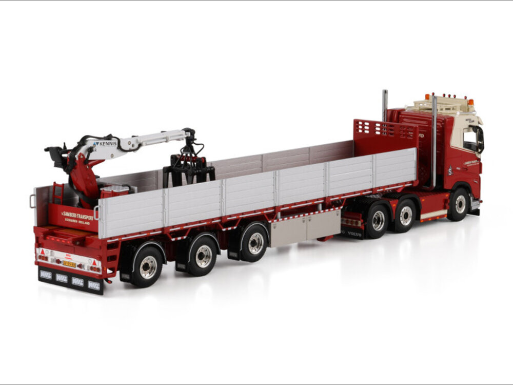 WSI WSI Volvo FH5 sleeper cab  6x2 met 3-assige steen oplegger SAMBEEK