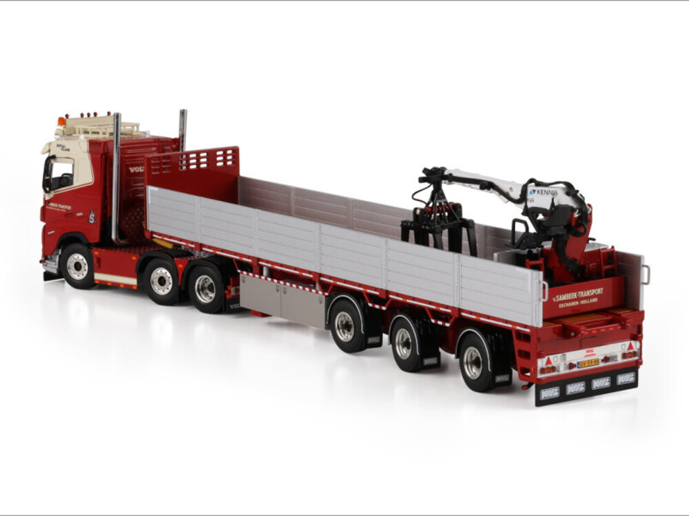 WSI WSI Volvo FH5 sleeper cab  6x2 met 3-assige steen oplegger SAMBEEK