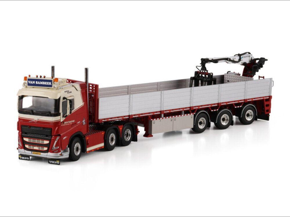 WSI WSI Volvo FH5 sleeper cab  6x2 with 3-axle brick trailer SAMBEEK