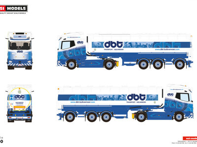WSI WSI DAF XG+ my25 4x2 + 3-axle animalfeed bulk trailer DBT BULKVERVOER
