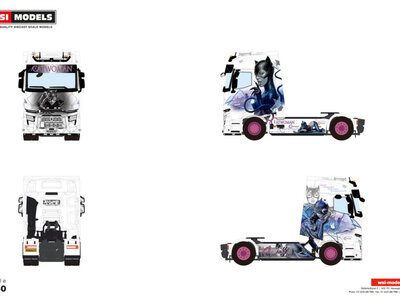 WSI WSI Renault trucks T High Evo 4x2 POPP FAHRZEUGBAU "CATWOMAN"