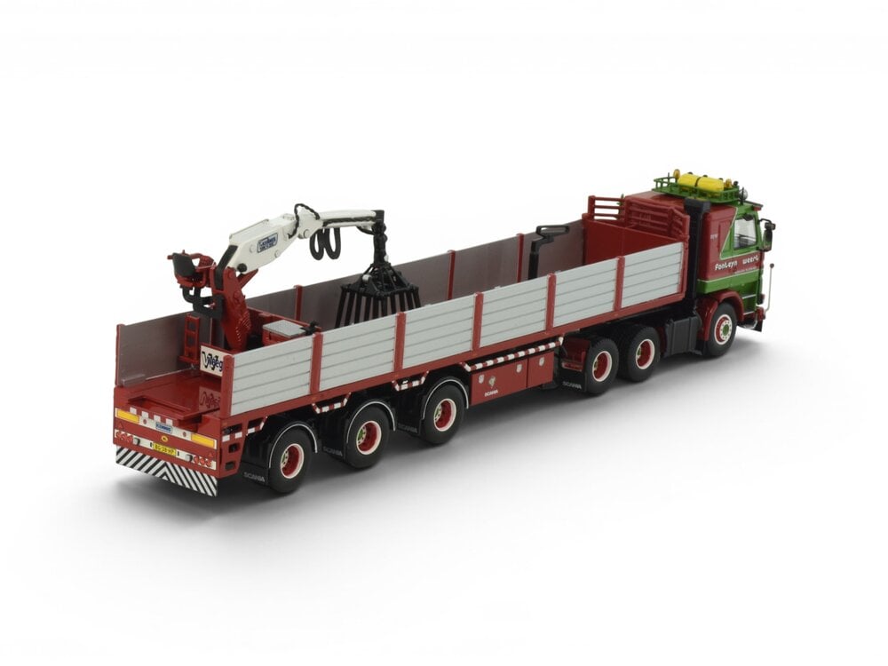 Tekno Tekno Scania142M V8 6x2 truck with 3-axle bricktrailer FONTEYN TRANSPORT