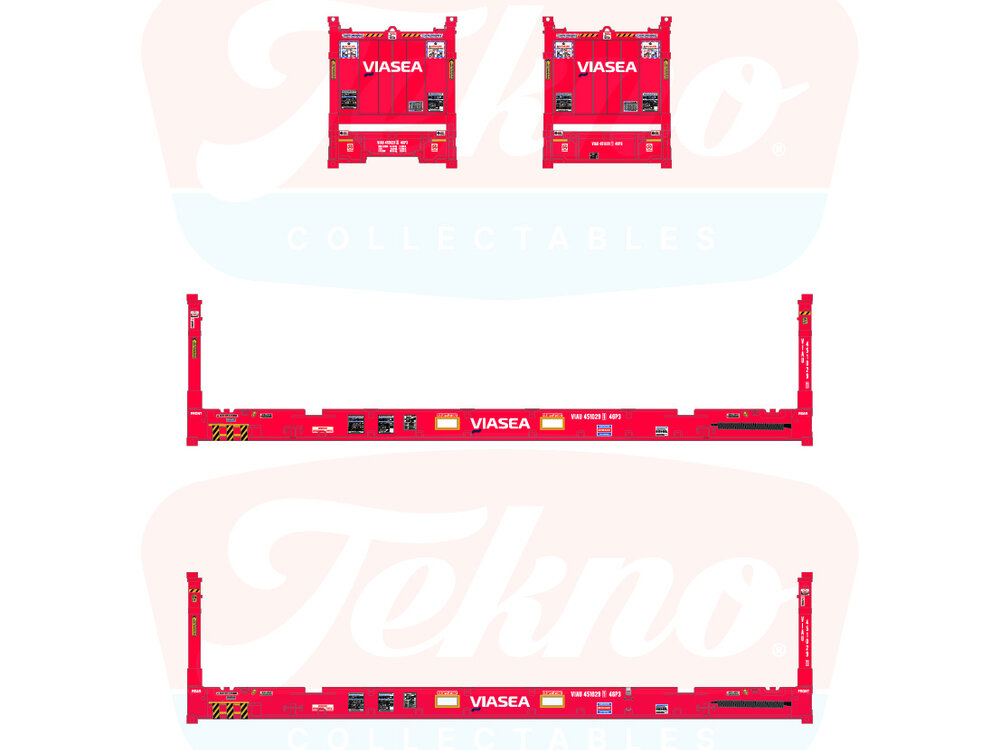 Tekno Tekno 40ft. flatrack container TB VIASEA