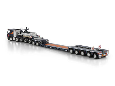 WSI WSI Scania P Low 10x4 with 5 axle lowloader + 2-axle dolly H. VAN DIEREN