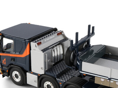 WSI WSI Scania P Low 10x4 with 5 axle lowloader + 2-axle dolly H. VAN DIEREN