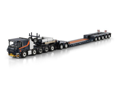 WSI WSI Scania P Low 10x4 with 5 axle lowloader + 2-axle dolly H. VAN DIEREN