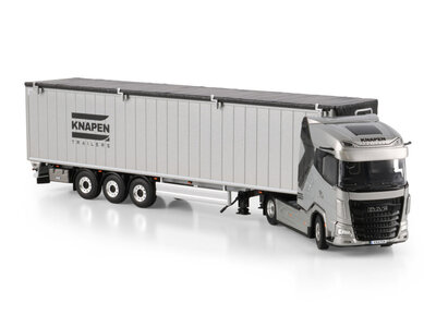WSI WSI DAF XG 4x2 with 3-axle moving floor trailer KNAPEN TRAILERS