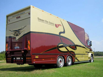 WSI WSI Scania 4-serie torpedo topline riged box truck 6x2 KOEN HENDRICKX