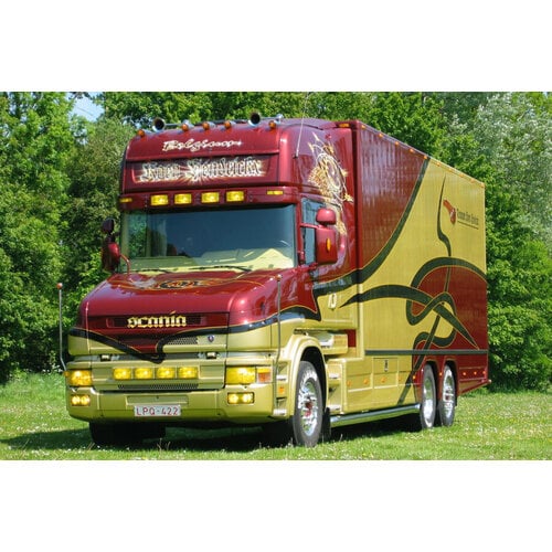 WSI WSI Scania 4-serie torpedo topline riged box truck 6x2 KOEN HENDRICKX