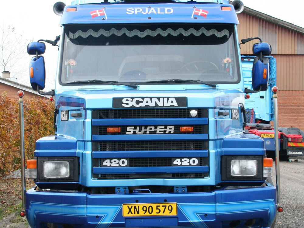 Tekno Tekno Scania 3-serie Torpedo met 3-assige Stas kipper FRANK NIELSEN