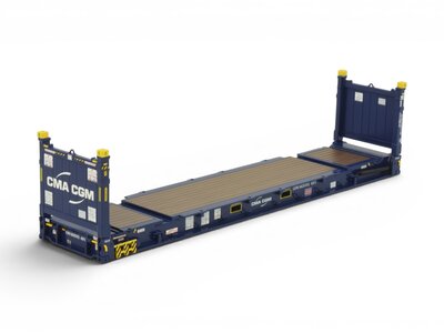 Tekno Tekno 40ft flatrack container TB CMA-CGM
