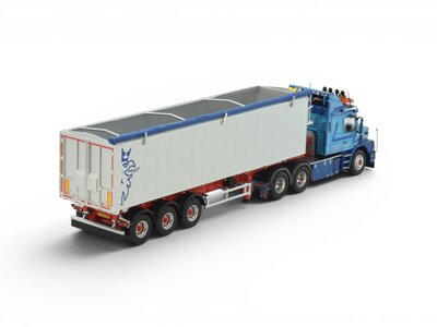 Tekno Tekno Scania 3-serie Torpedo with 3-axle Stas tipper FRANK NIELSEN